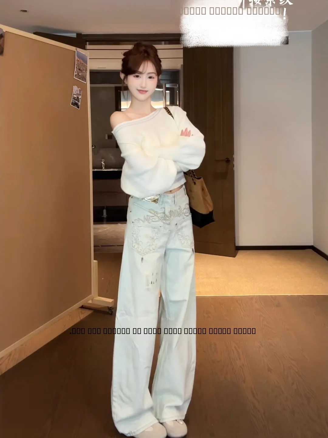 ملابس تريكو طويلة مائلة للسيدات من Lazy Sle ذات ألوان علوية من Blo Base Layer irt Pure Desire White مضادة للشيخوخة #3