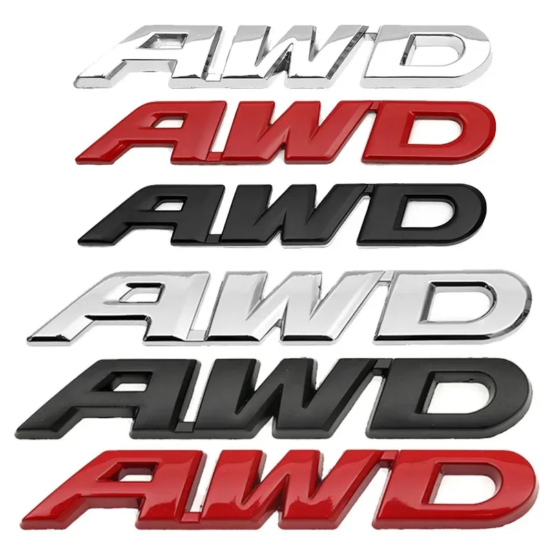 3D Metal Awd Logo E…