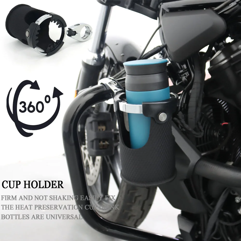 

22MM 25MM 32MM Caliber Roll Bar Handlebar Water Bottle Drinking Drink Cup Basket Holder Support Bracket For Nightster 975 RH975