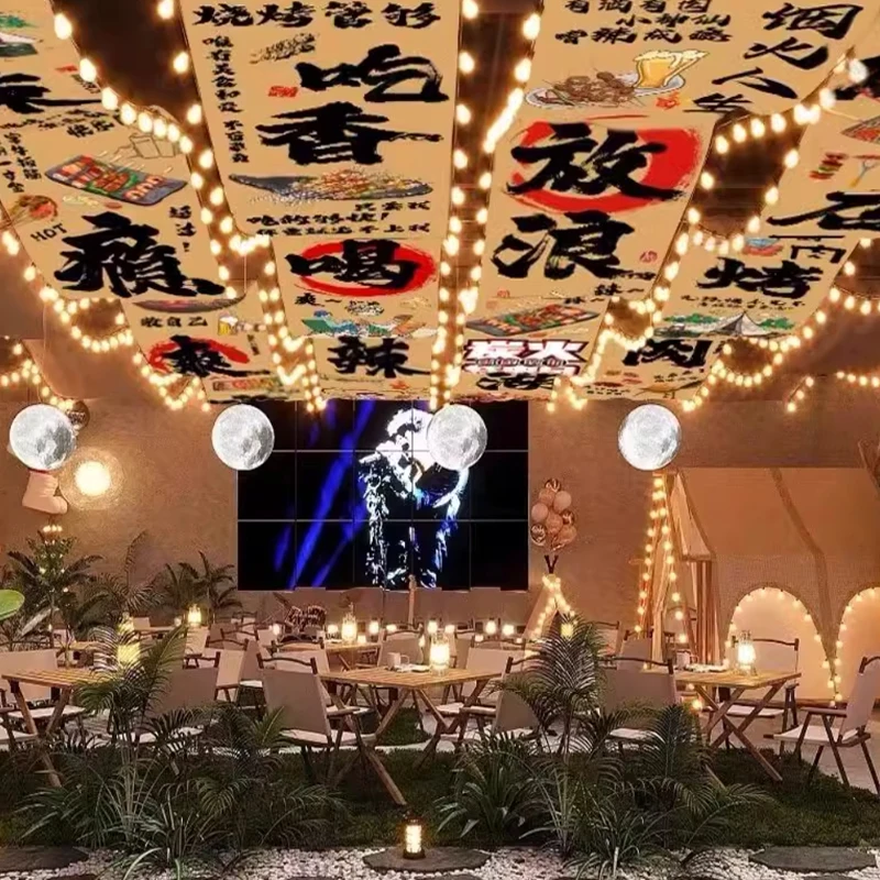 

60/70 см потолочная балдахин в китайском стиле, кухня, ресторант, небо, навес, таверны, украшение для дома, кемпинг, барбекю, атмосфера, декор