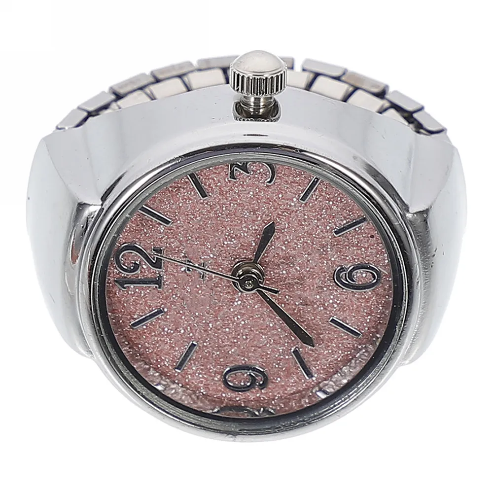 

Quartz Finger Ring Watch Zinc Alloy Fashion Casual Digital Scale for Men Women Festival Gift Quartz Finger Watch