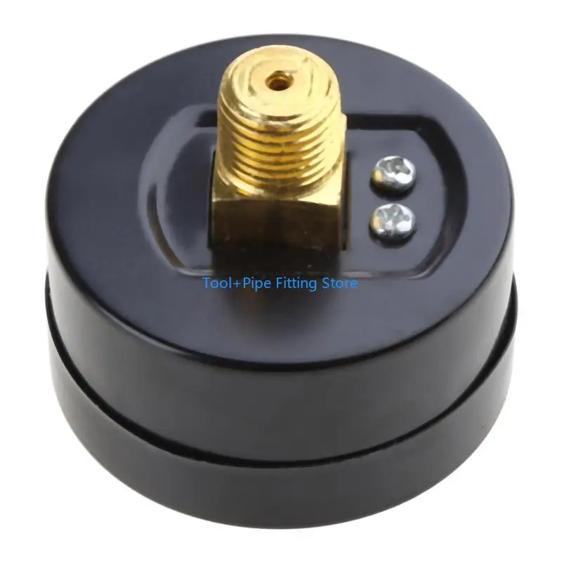 F92B Air Compressor Pneumatic Hydraulic Fluid Iron Shells Bar Air Pressure Gauge 50mm view 3