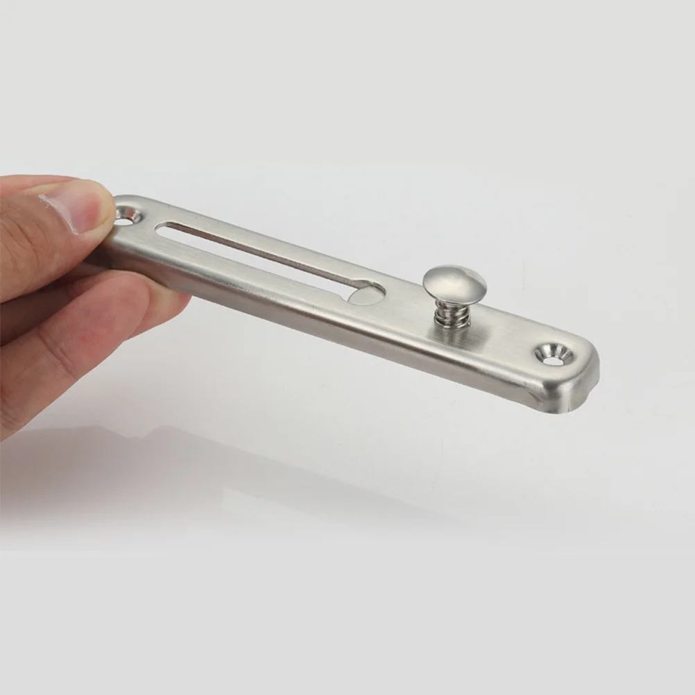 

Stainless Steel Door Chain Guard Heavy Duty Anti-Theft Lock For Hotel Office Restaurant Door Bolt Security Hardware Silver