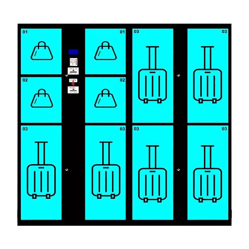 Electronic Luggage Rental Storage Locker Intelligent Remote Management Software Custom