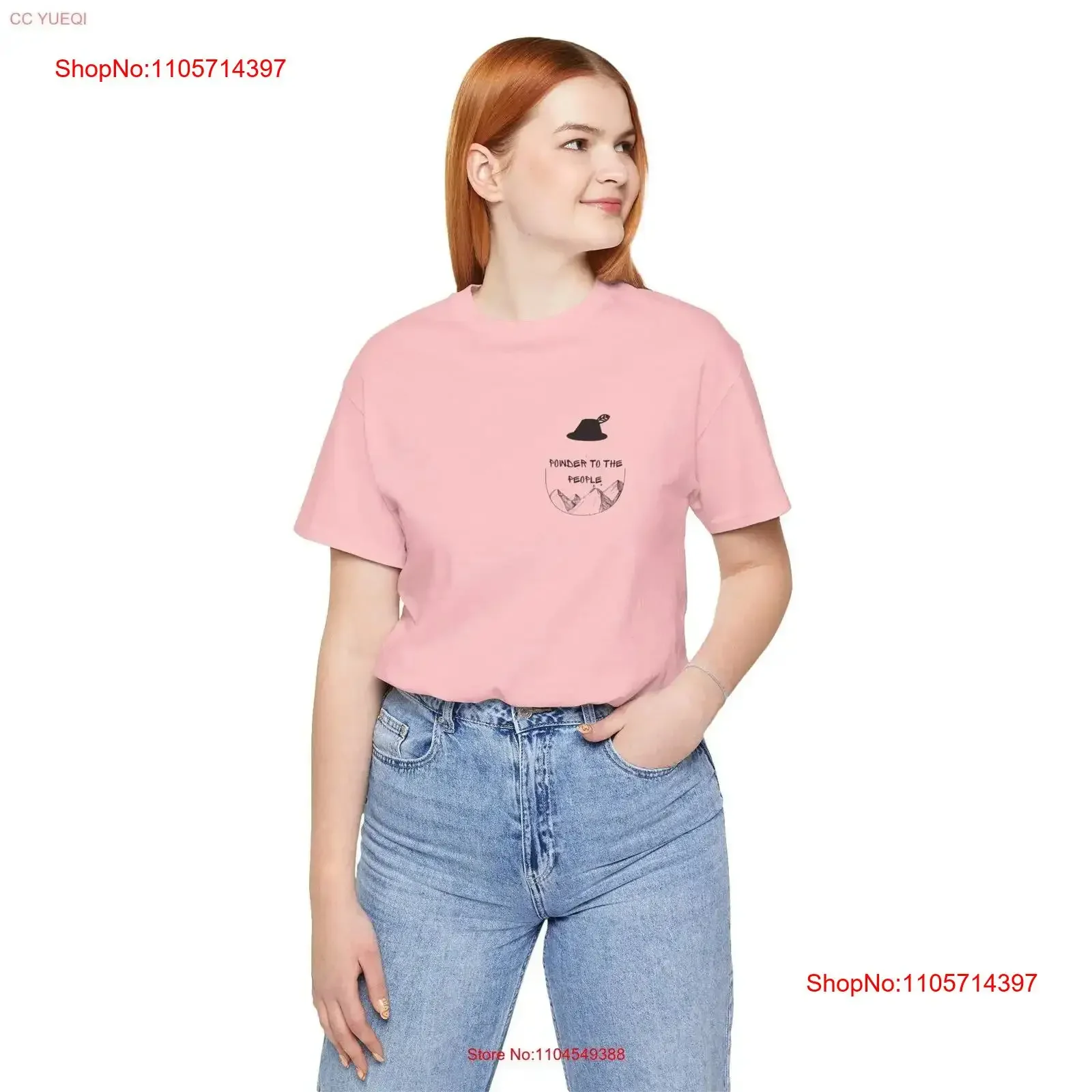 T shirt SDT Powder to the People vintage Washed Stretched Breathable graphic Slightly Soft Unisex Versatile