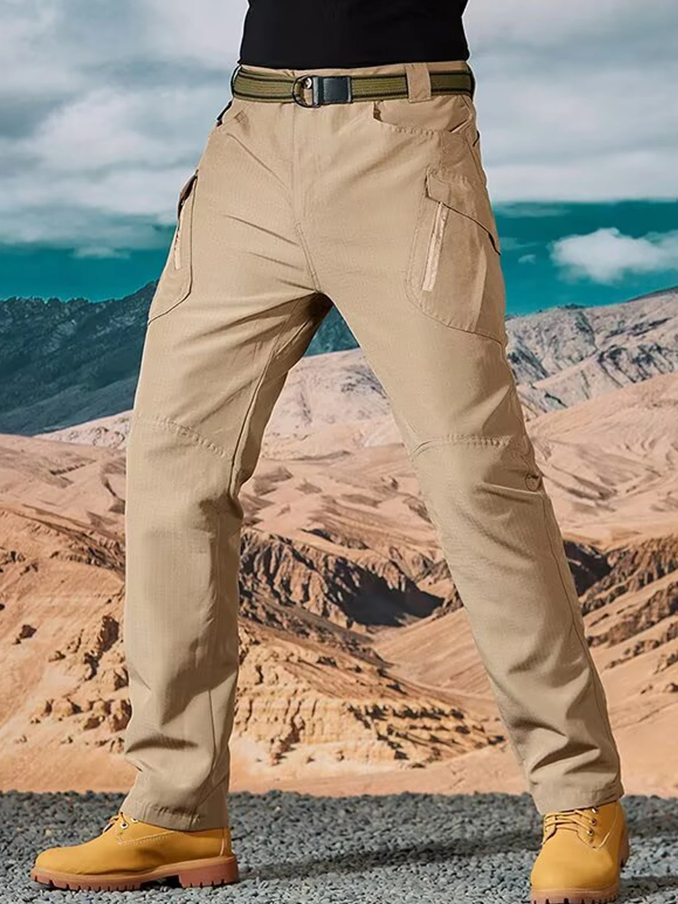 

Мужские повседневные брюки свободного кроя на весну, лето и осень, хорошо как свободные спортивные брюки с тонкими штанинами и быстросохнущие рабочие брюки.