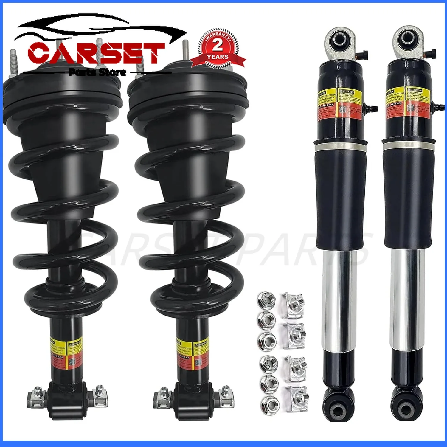 4x Front&Rear Shocks Strut Assembly for 2007-2014 Cadillac Escalade Chevy Avalanche Tahoe Suburban GMC Yukon XL19353951 23487280