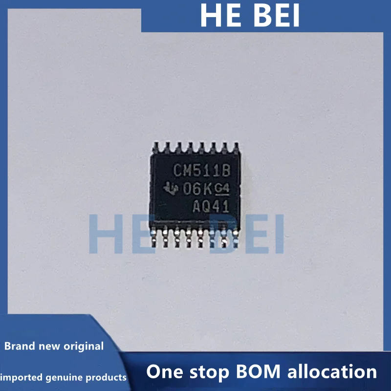 CD4511BPWR silk screen CM511B TSSOP16 non inverting decoder, brand new original 3V~18V 5uA