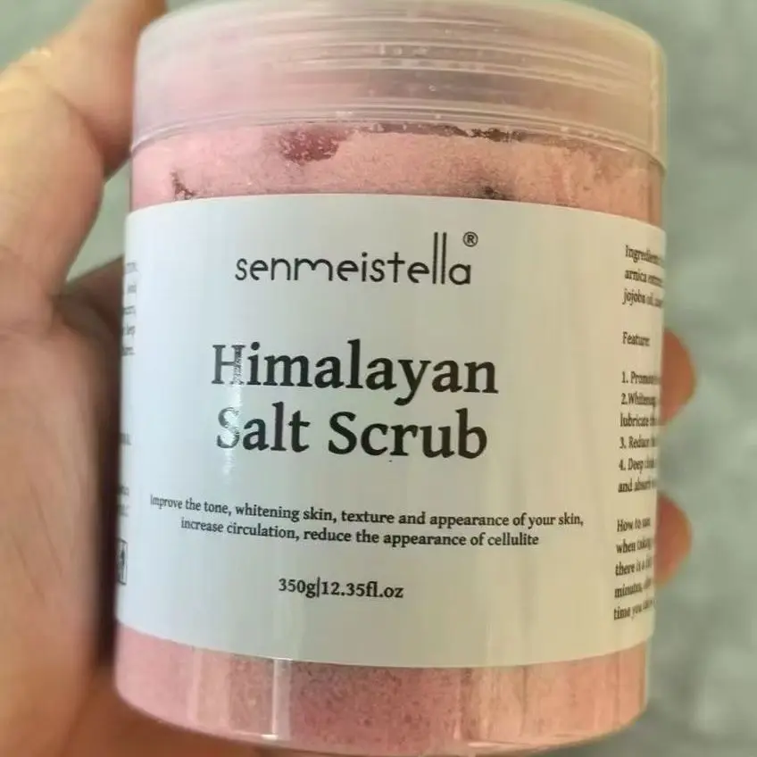 Real Sea Salt & Rose Scrub 350g Exfoliating Moisturizing Body Care​