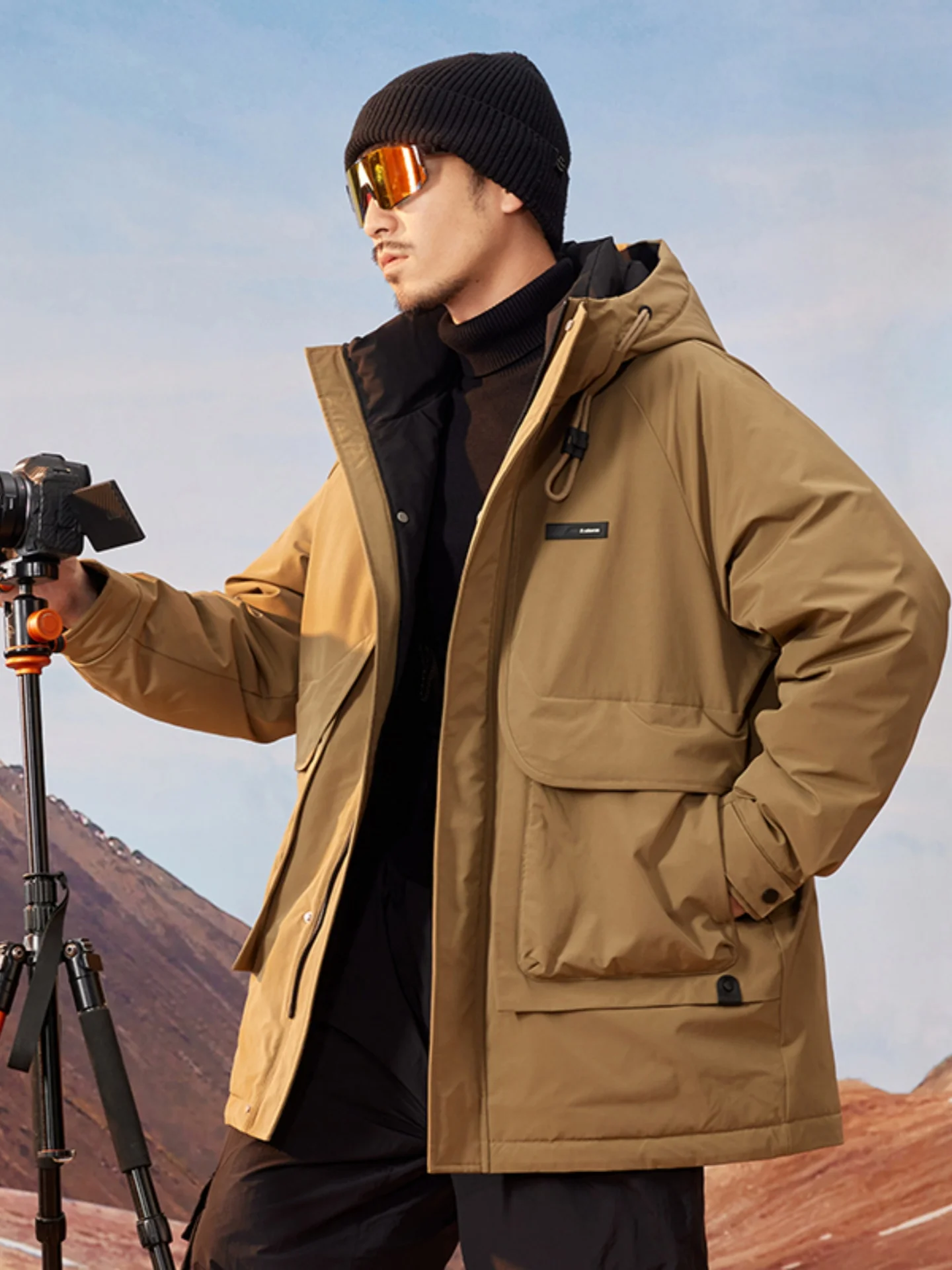 

Мужская пуховая куртка 2025: Новинка, высокая теплопроводность, средняя длина, парка, молодежная, модная, для активного отдыха, водонепроницаемая, на молнии