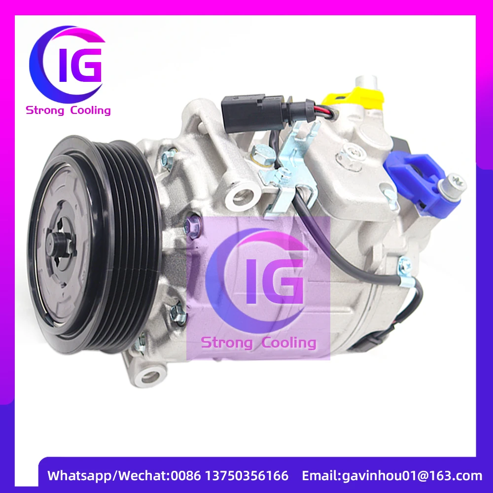 

For 7SEU17C AC Compressor Volkswagen Transporter T5 Multivan Amarok CARAVELLE 7E0820803 7E0820803F 7E0820803J 447150-1520