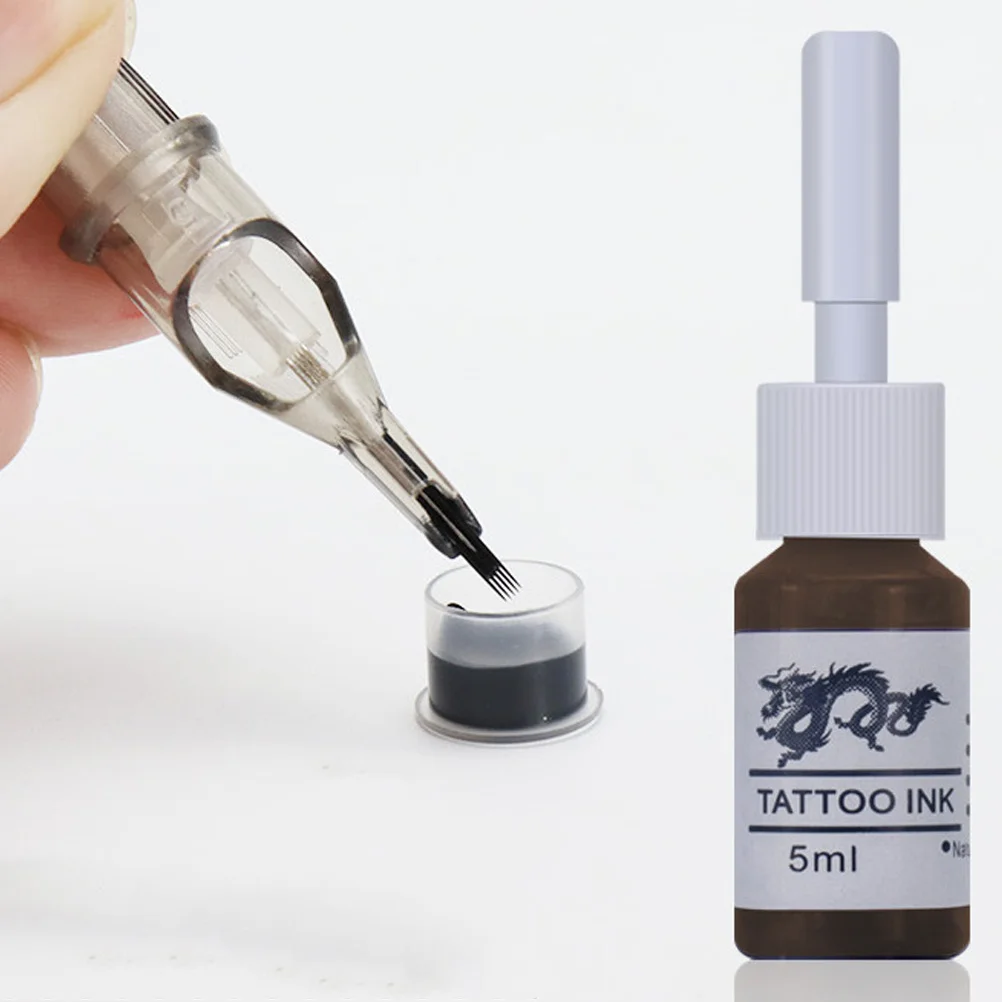 

12Pcs Tattoo Ink Set Professional Pigment Inks Skin Friendly DIY Accessories 5ml Suitable for All Ages Fashion Shows Concerts
