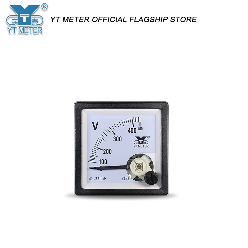 Yt48 4-20mA input ammeter 10A 15A 20A 30A 50A 100A 150A 200A pointer analog meter hd48 cp48 pointer sensor meter for frequency c