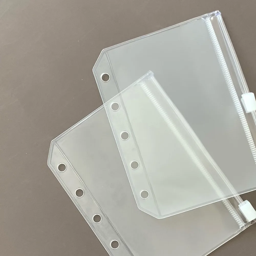 10pcs M5 Spiral Binder Divider Page Separator Matte Loose Leaf Refill Paper Budget Binder Envelopes Folders Binder Pockets