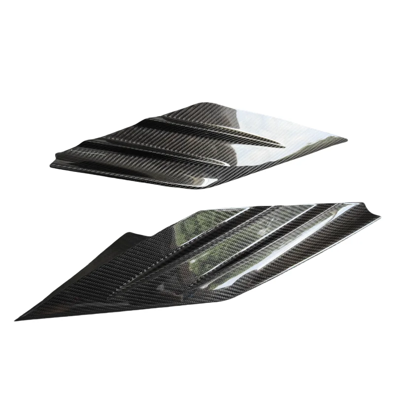 

Carbon fiber side air intakes for Ferrari F8 rear fender vents as external automotive accessories