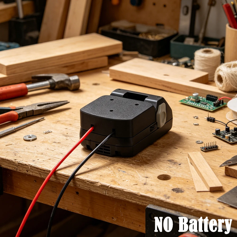 

1psc Power Wheel Battery For Hitachi (HiKOKI)18V Series Lithium Adapter upgrade DIY for Rc Car Robotics Use ( NO Battery)