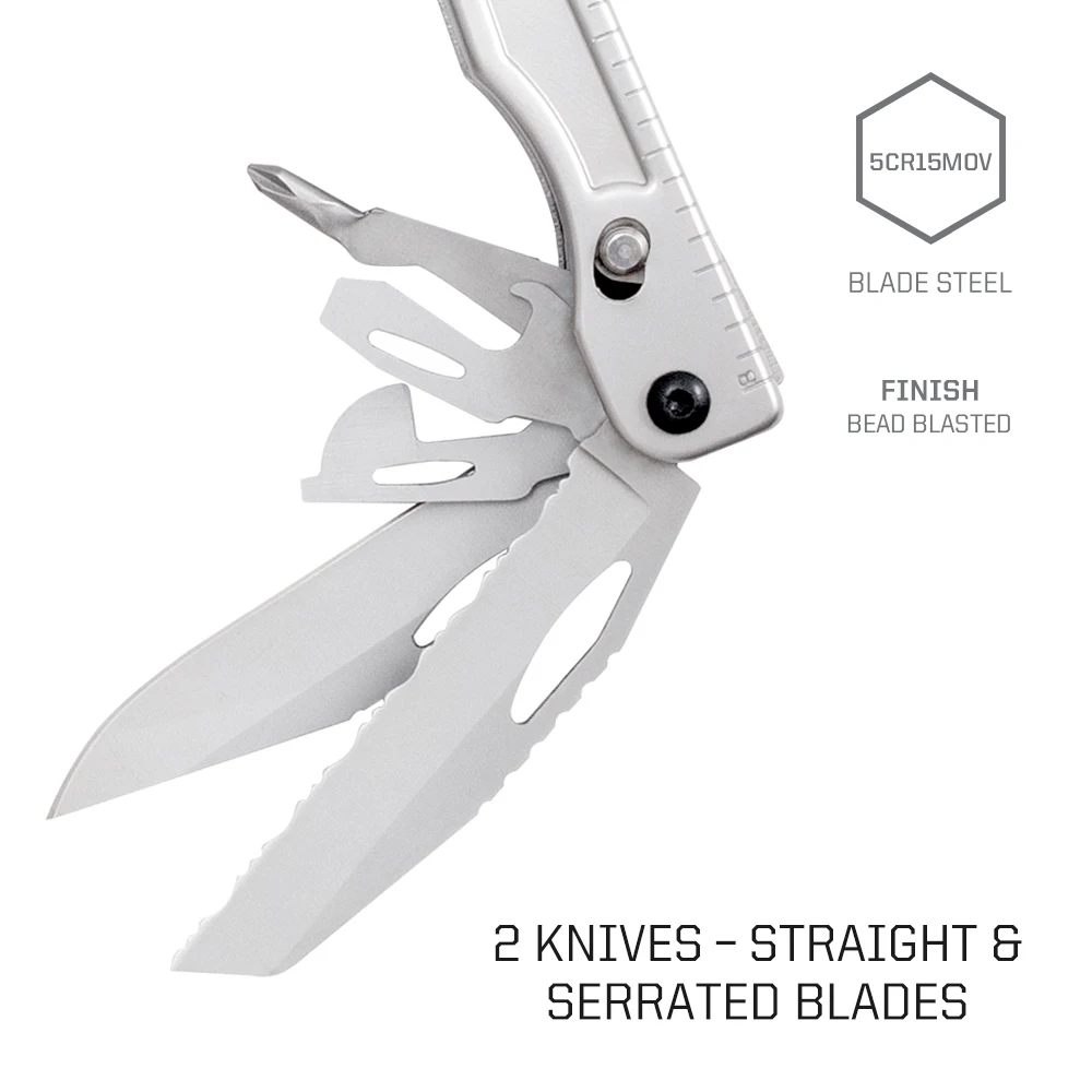 SOG 19 in 1 PowerPlay EDC Multitool Pliers Wire Stripper Professional Crimping Plier Outdoor Survival Hand Tools Bit Set -PX1001