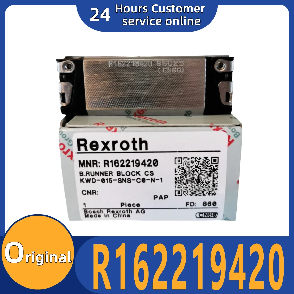 

Brand new original slider R162219420 guide rail bearing