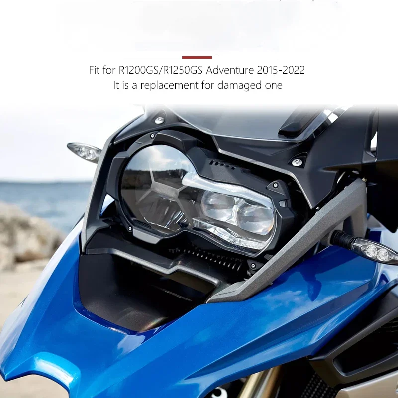 Motorcycle Headlight Cover for BMW R1200GS Adventure R1250GS R1200GS R1250 GS ADV 2015-2022 Transparent  Accessories