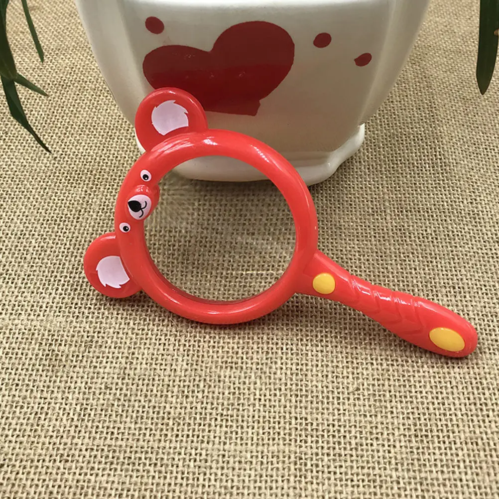 

10Pcs Handheld Magnifier for Children Ergonomic Design Clear Hd Lens Compact Size Easy to Carry Science Activity Learning