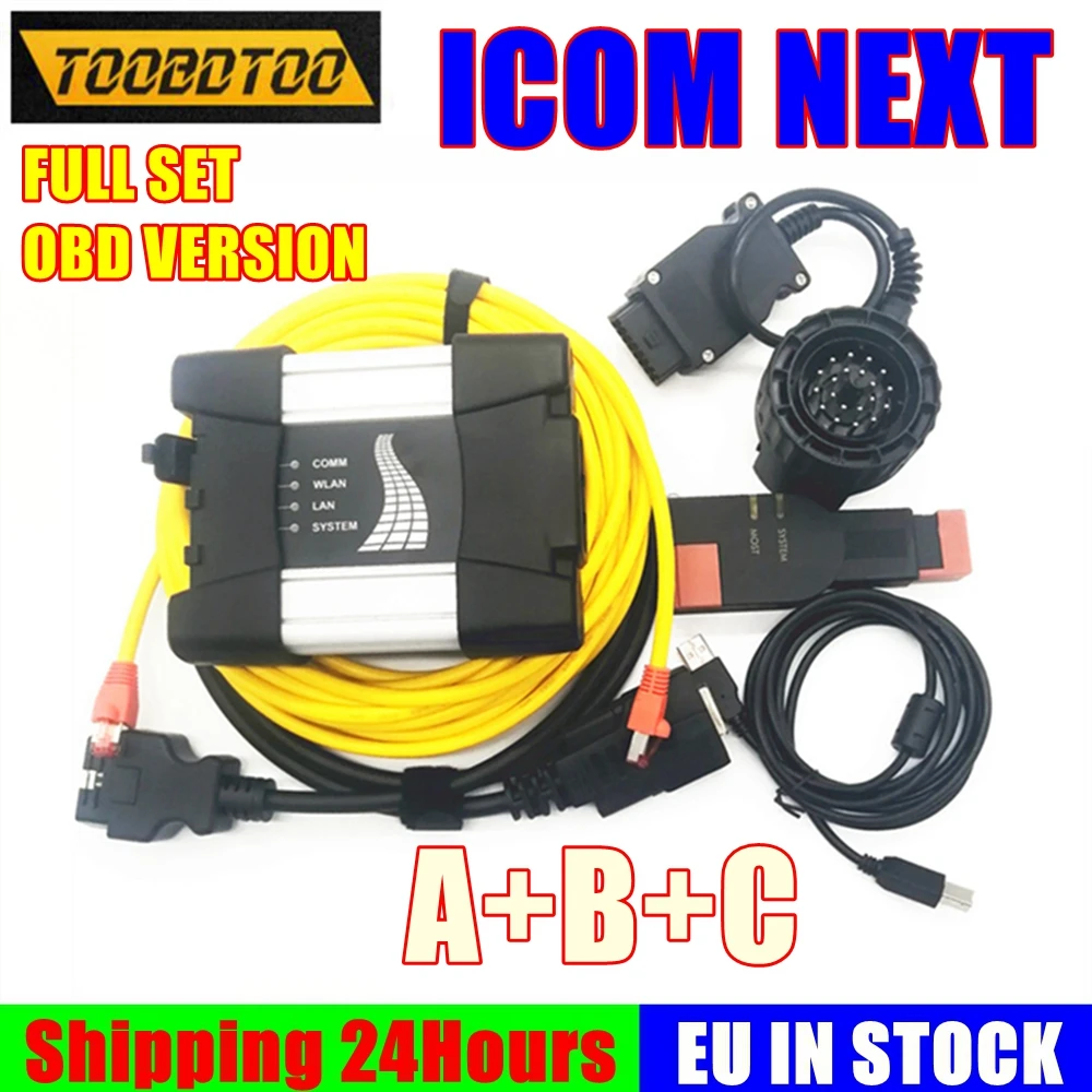 3 in 1 ICOM A2+B+C Newest Support Programming Tool Car Diagnostic Tool for BMW ICOM NEXT  With HDD Programming Tool With WiFi