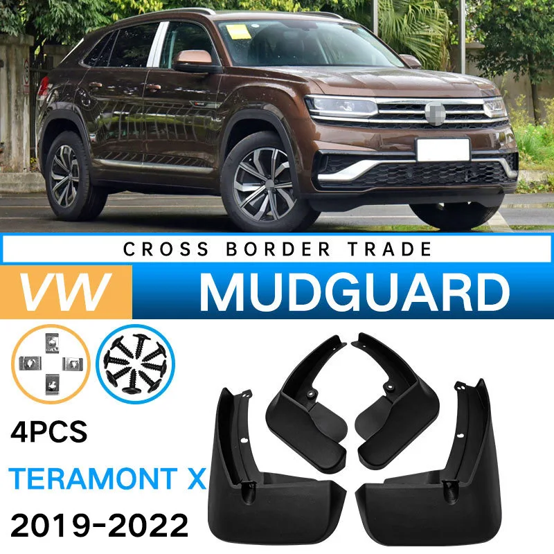

Car Auto Mud Flaps for Volkswagen 2019-2022 Teramont Splash Guards Fender Mudguard Durable Anti Aging Exterior Parts