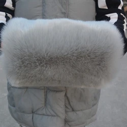 Soft Luxurious Imitation Rabbits Hair Hand Muffs 28*20cm Women Hand Warming Accessories for Winter