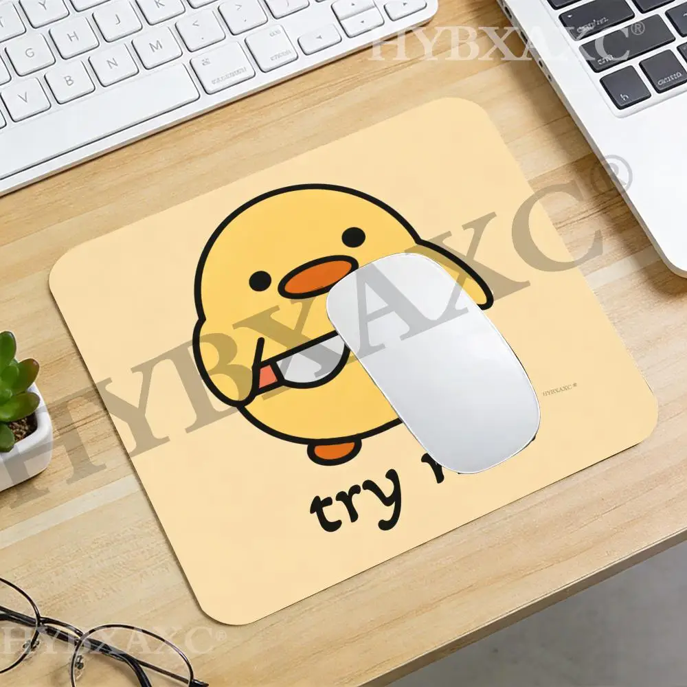 

HYBXAXC Duck with Knife Small Mousepad Kawaii Mousepad Funny Brother Gift Desk Decor Kawaii Cute meme Gift for Coworker Funny