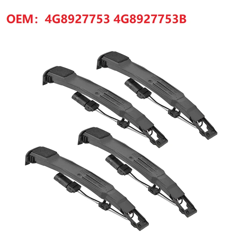 4PCS Exterior Door Handle Bar Sensor Switch 4G8927753 4G8927753B For  A1 A4 A5 Q3 Q5 Q7 Avant A6 A8 RS4 RS5 RS6 Replacement