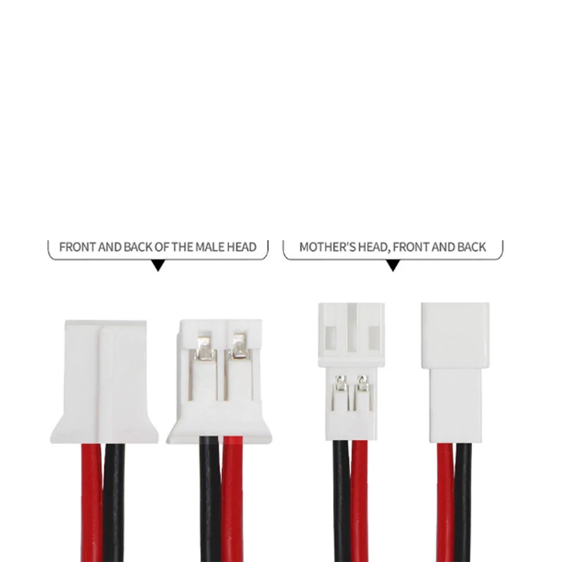 5/10Pairs PH 2.0 2Pin JST Wire Connectors Pitch 2.0mm JST 2P Micro Male Plug Female Jack DIY Electrical Cable Adapter 10CM view 5