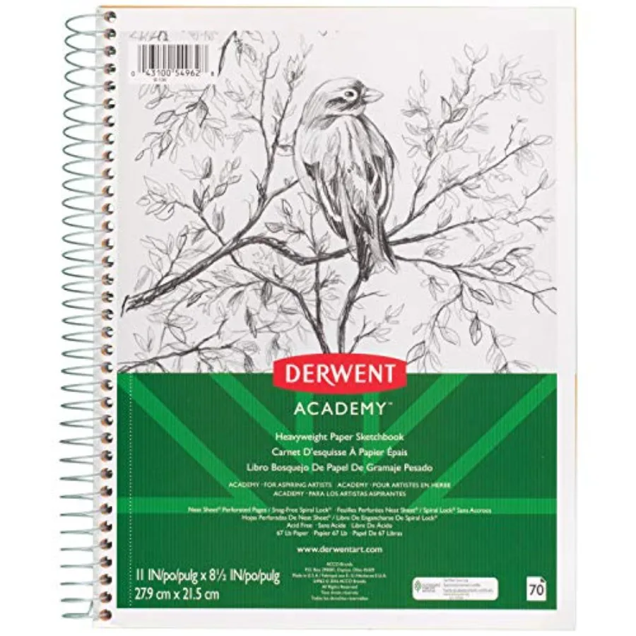 

Academy Heavyweight Sketchbook, 11 in. x 8-1/2 in., 70 sheets
