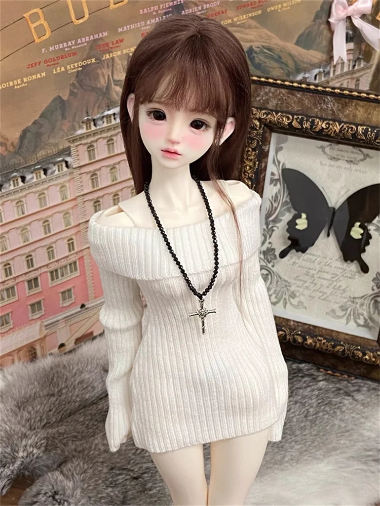 ملابس دمى BJD لدمى 1/4 تنورة حلوة سترة دمى إكسسوارات الملابس (باستثناء الدمى) #6