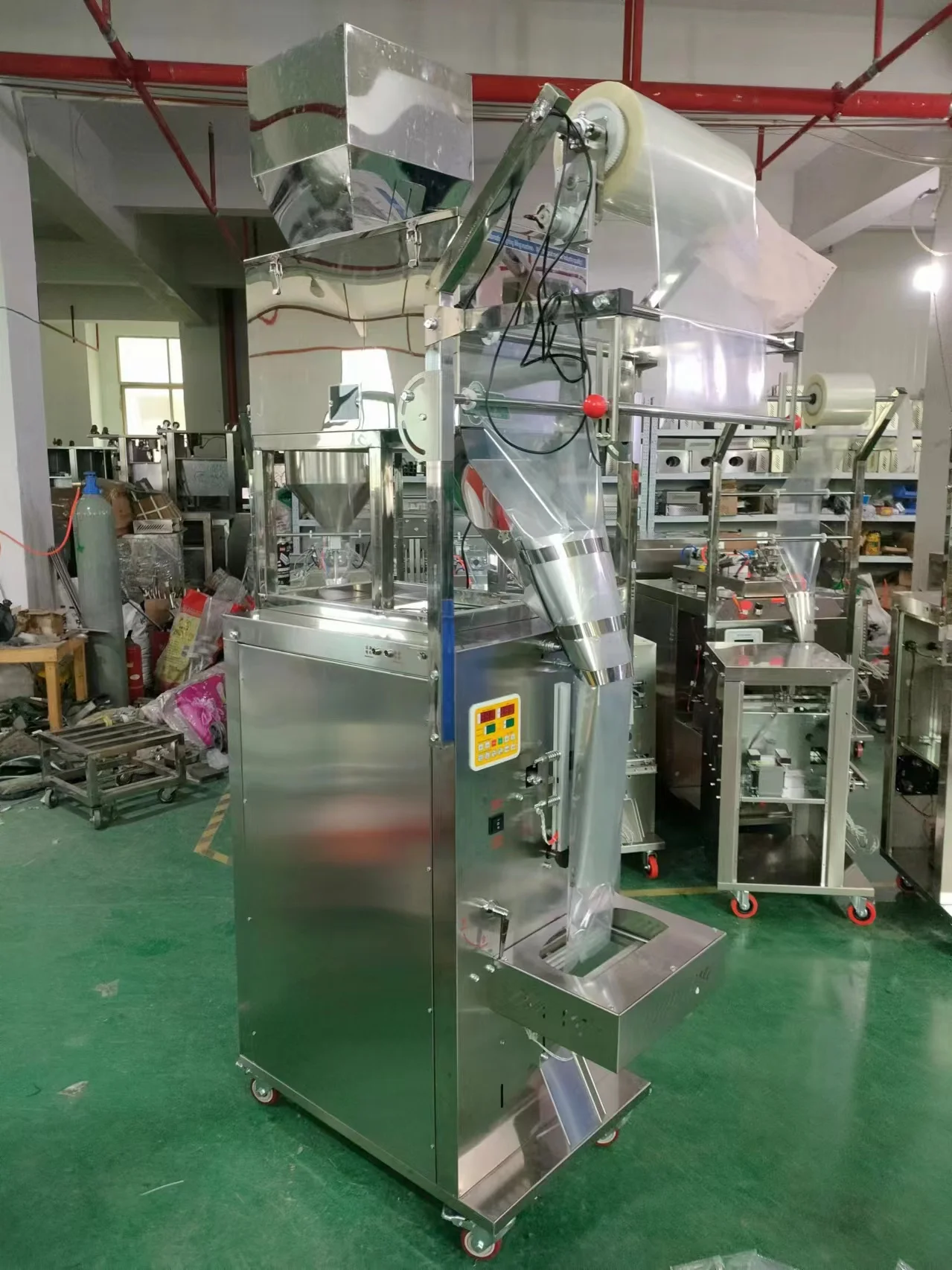 Multi-functional 100-999g Fully Automatic Big Food Bag Packaging Machine Tea Bag Ginger Popcorn Particles Bagging Machine