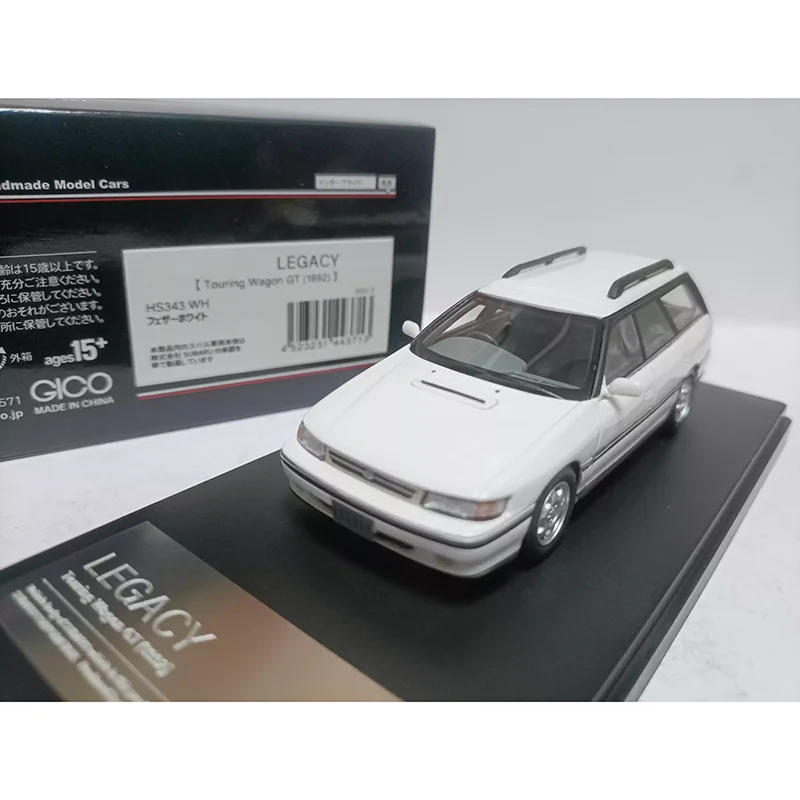 โมเดลรถ Hi Story 1/43 สเกลเรซิ่น Legacy GT 1992 Touring Wagon ของสะสมสำหรับผู้ใหญ่ ของที่ระลึก ของขวัญ แบบตั้งโชว์