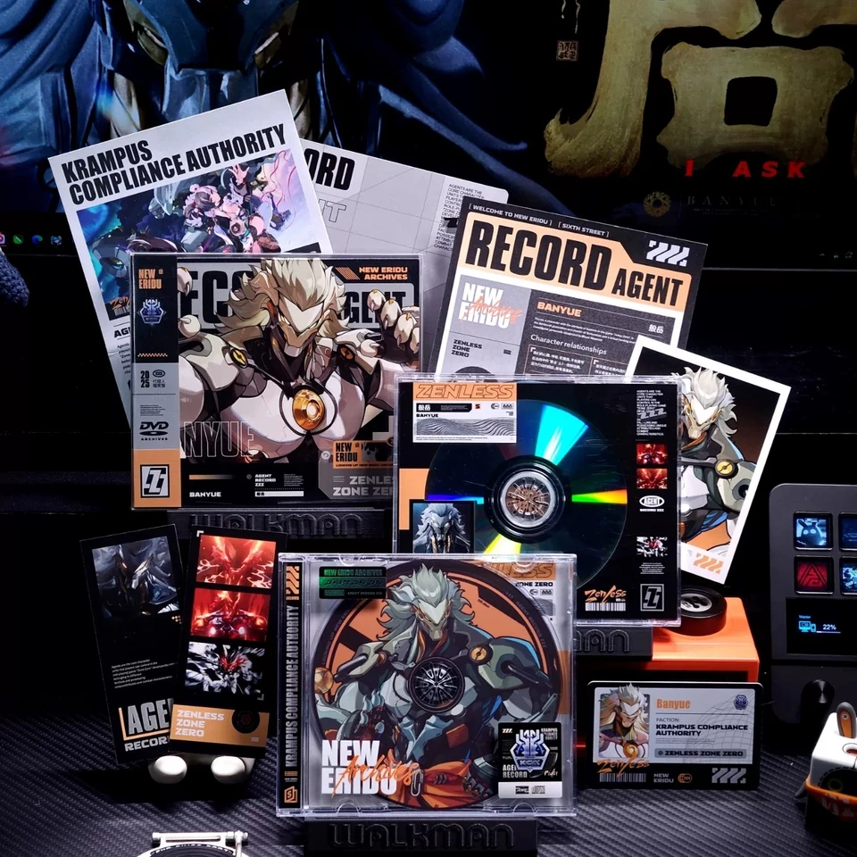カード DVDセット Game Zenless Zone Zero Zhao Music CD Krampus Compliance Authority