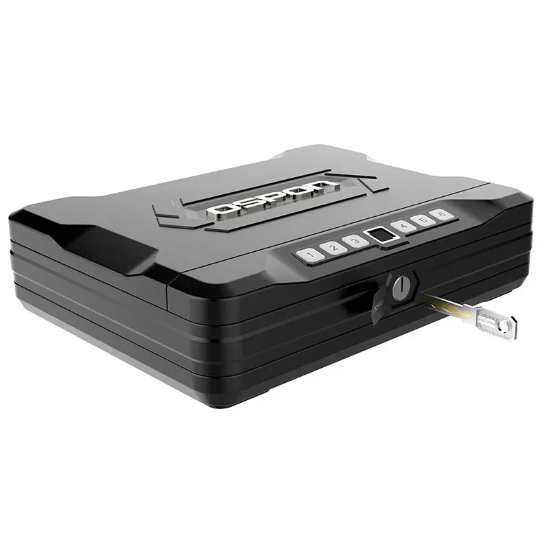 Gun Safe Box Hidden Portable Hand Gun Safe Fingerprint Biometric steel metal digital hand gun electronic safe box