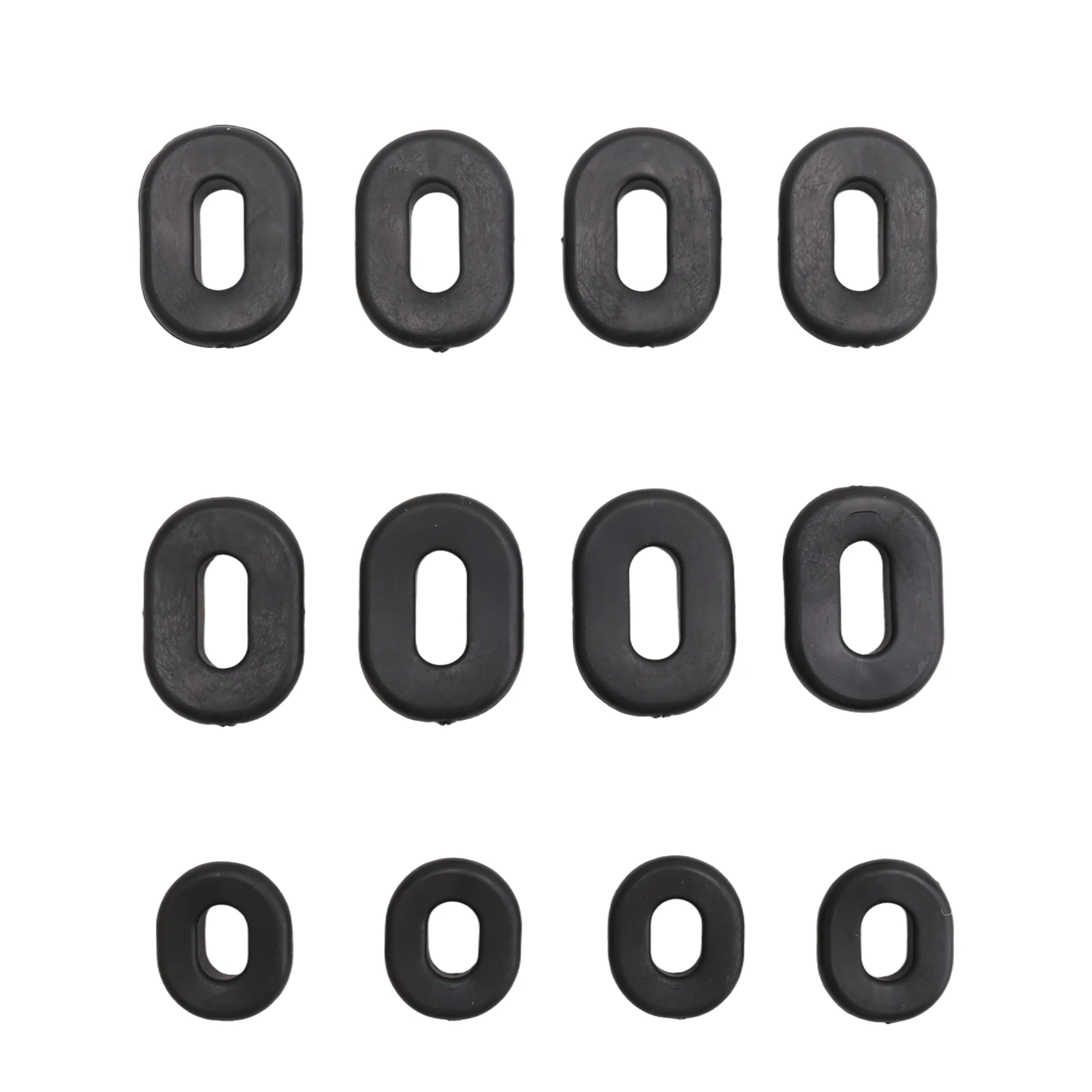 Compatible 12Pcs Motorcycle Rubber Side Cover Grommets Replacement Gasket Fairings for CG125