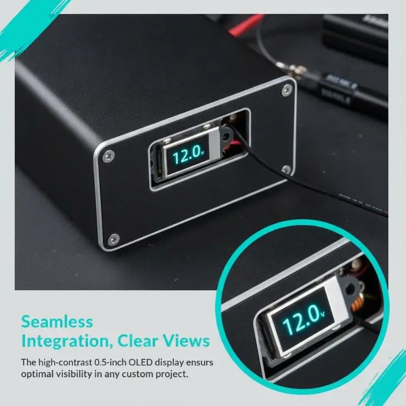 DC 0-30V Mini Digital Voltmeter Ultra Thin 0.5