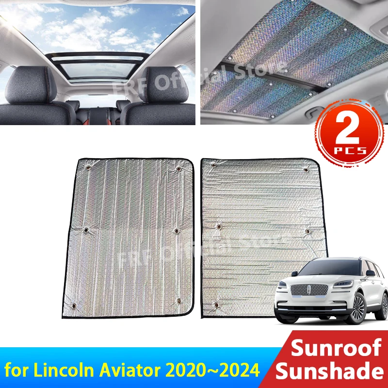 

for Lincoln Aviator 2020 2021 2022 2023 Car Accessories Sunroof Sunshade Roof Sunscreen Heat Insulation Windshield Sticker Parts