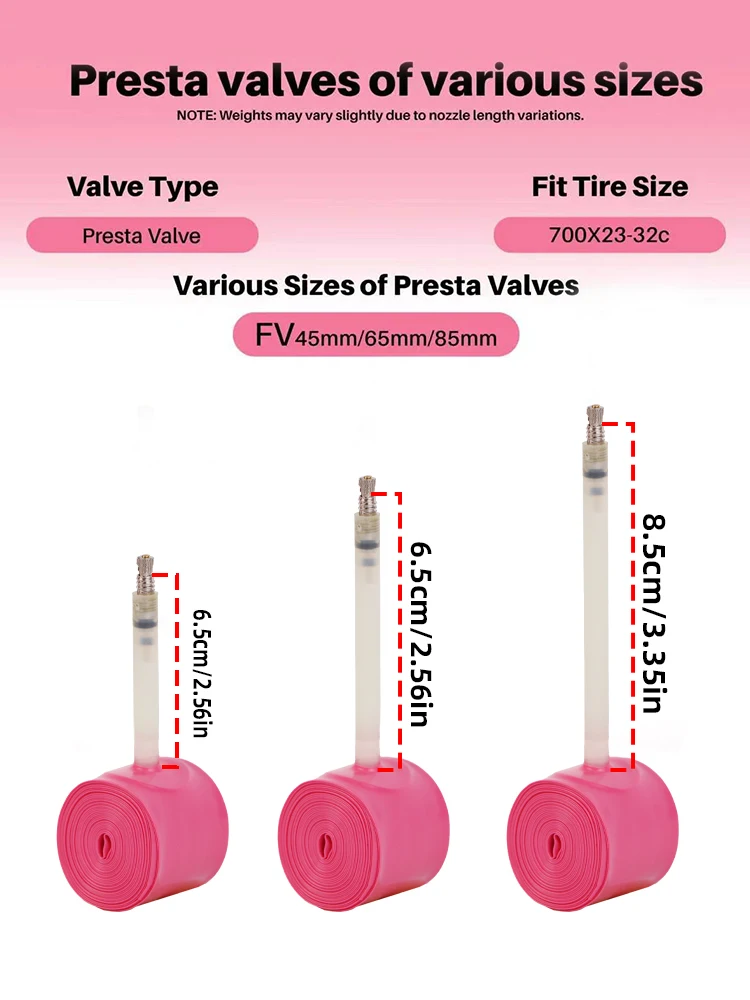 AliExpress VXM 1Pc 28g Orange Bike TPU Inner Tube 700X18 25 28 32 Road Bicycle TPU Material Tire 65mm Length French Valve