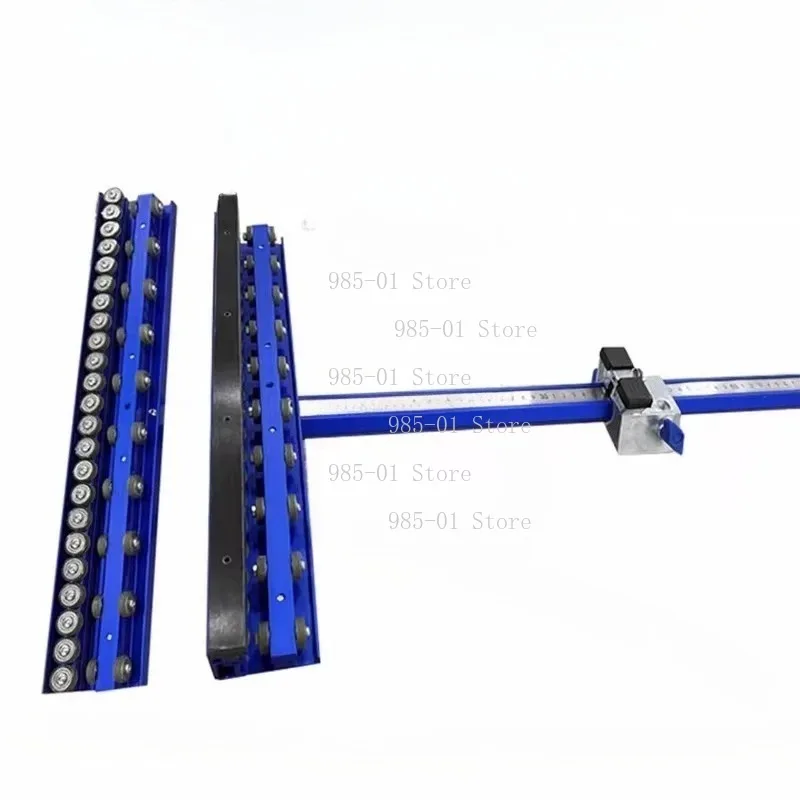 T-shaped rock plate cutting tool with pointed horn tip, portable pushing knife for large ceramic tile and circular marking work