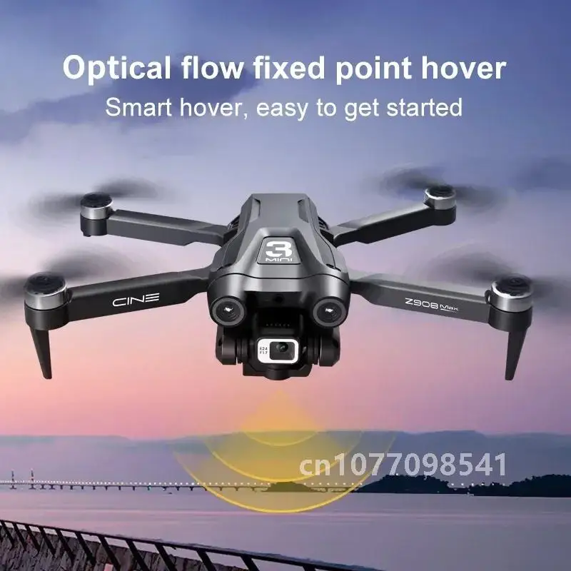 Z908 Pro Max Drone 8K Profesional HD Dual Camera Brushless Motor WIFI FPV Obstacle Flow Avoidance Foldable Quadcopter RC 10000M