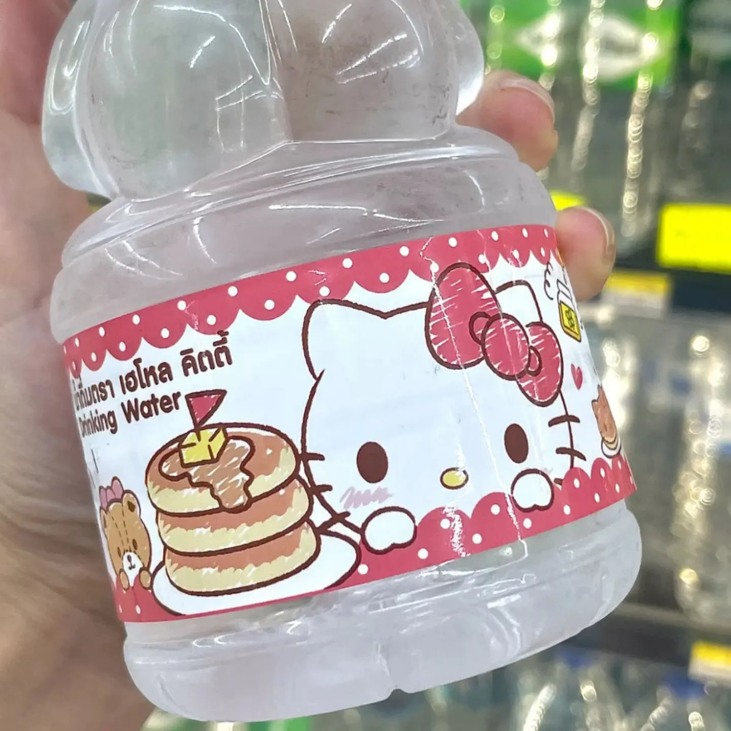 Miniso Hello Kitty su şişesi karikatür taşınabilir içecek fincan kız ve erkek çocuklar için büyük kapasiteli buz su şişesi