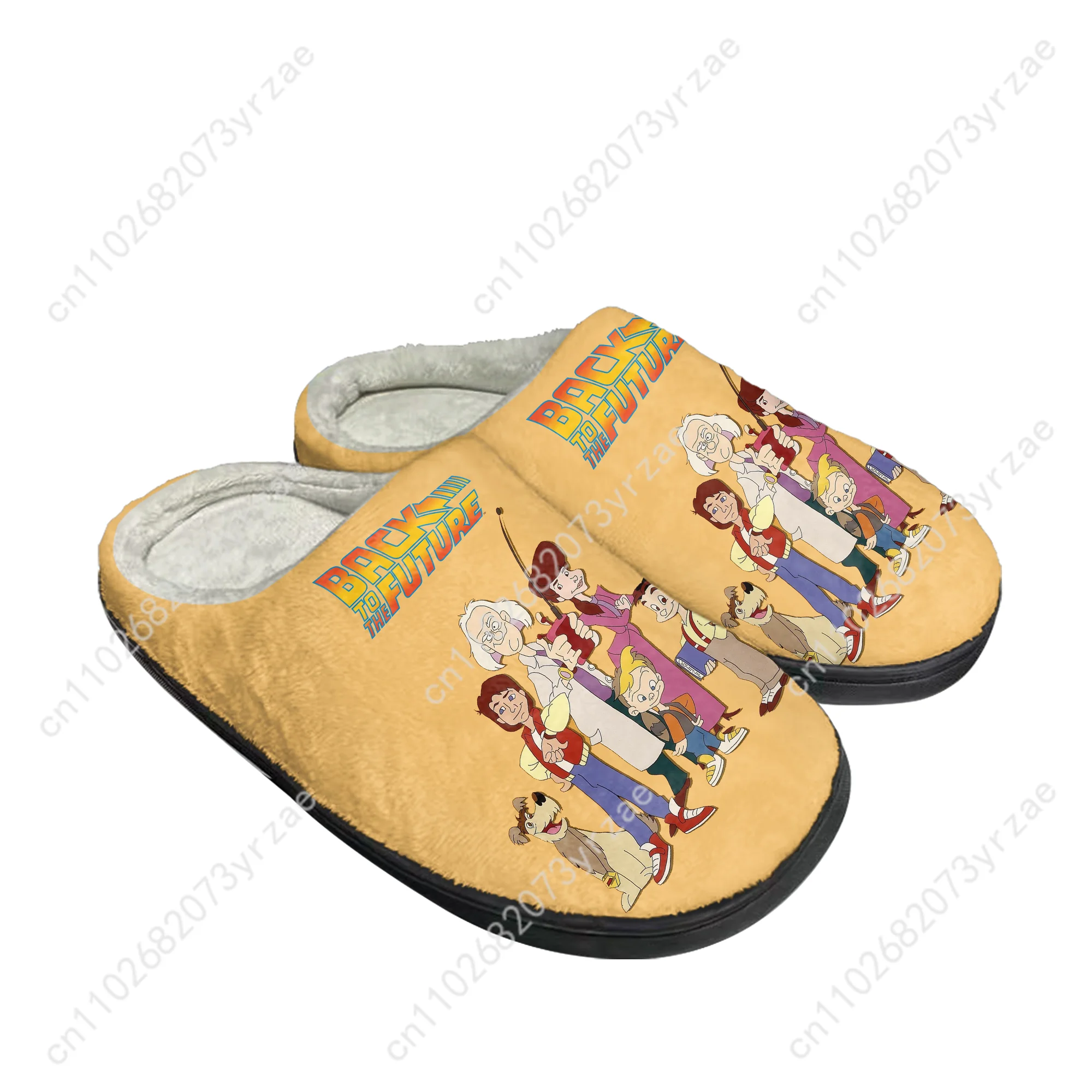 Back to the Future Cotton Shoe Family Slipper Men Women Teenagers High Quality Plush Indoor Casual Warm Shoes Customize Slipper