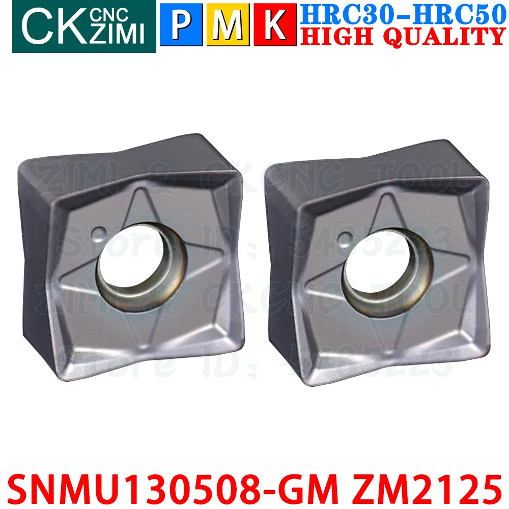 SNMU130508-GM ZM2125 SNMU 130508 GM ZM2125 SNMU 130508EN Plaquette carbure à avance rapide Plaquette de fraisage Outils de fraisage de coupe lourds indexables à commande numérique par ordinateur pour l'acier inoxydable