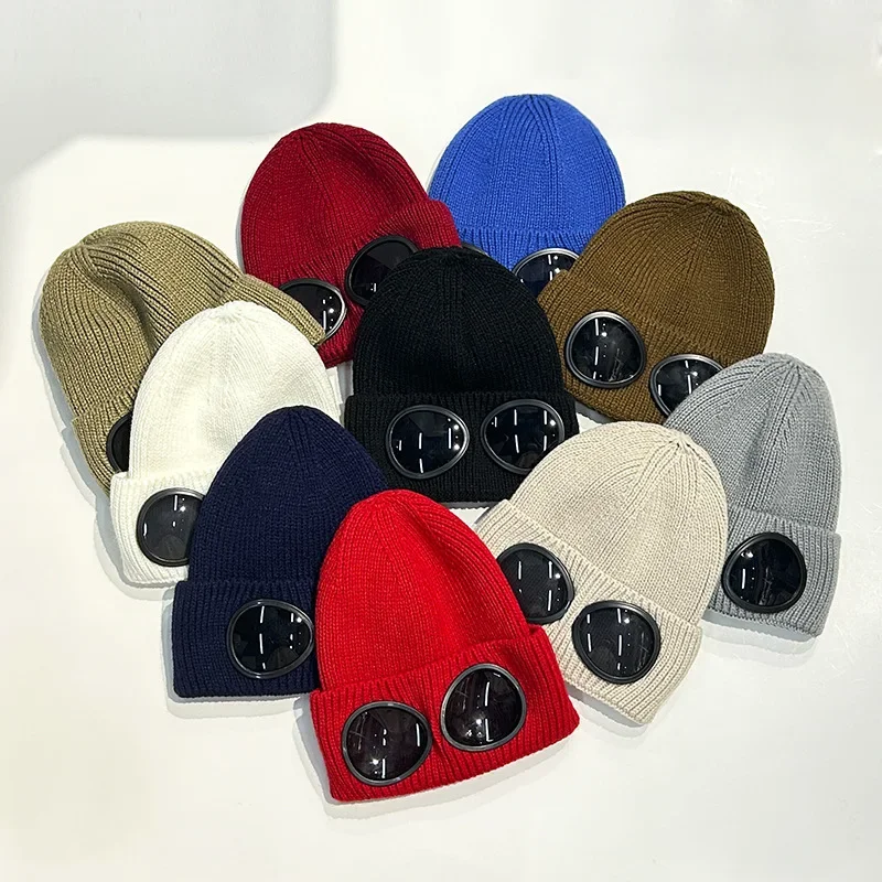 Warm Ski Mask Hats Caps Women Men Winter Windproof Glasses Knitted Beanie Outdoor Ear Protection Sports Cold Caps Garros