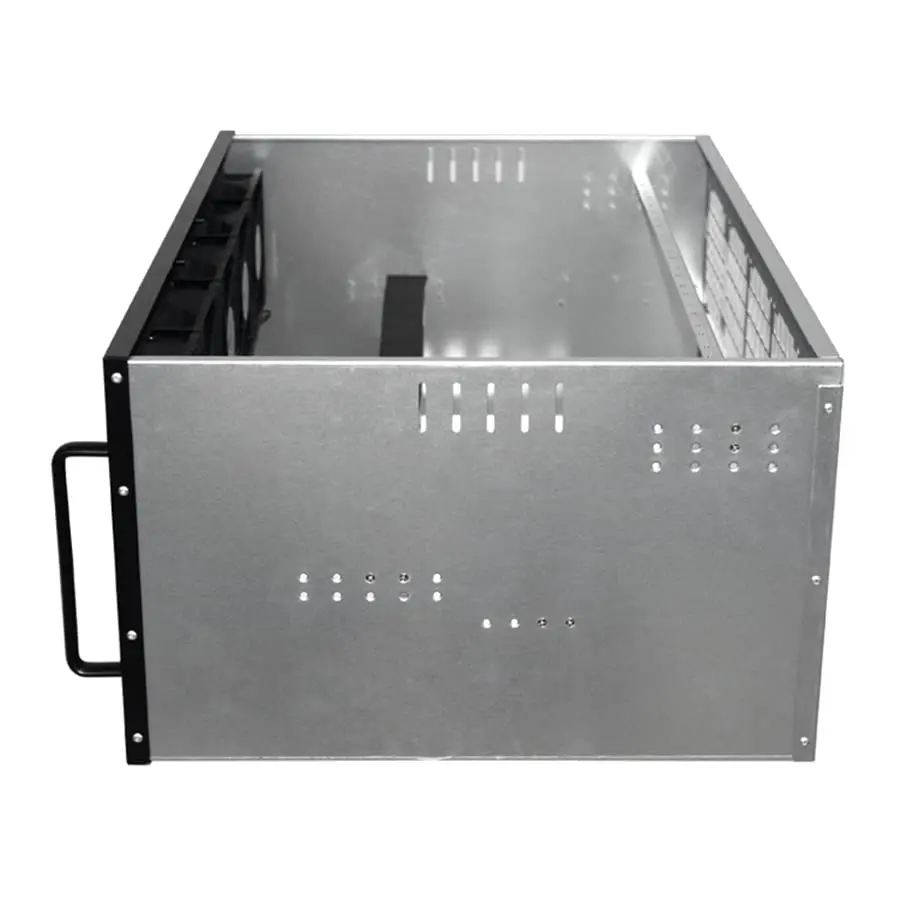 6U التعدين تلاعب الإطار خادم حامل مع 5 قطعة مروحة ل ATX 12/13 GPU عملة مينر