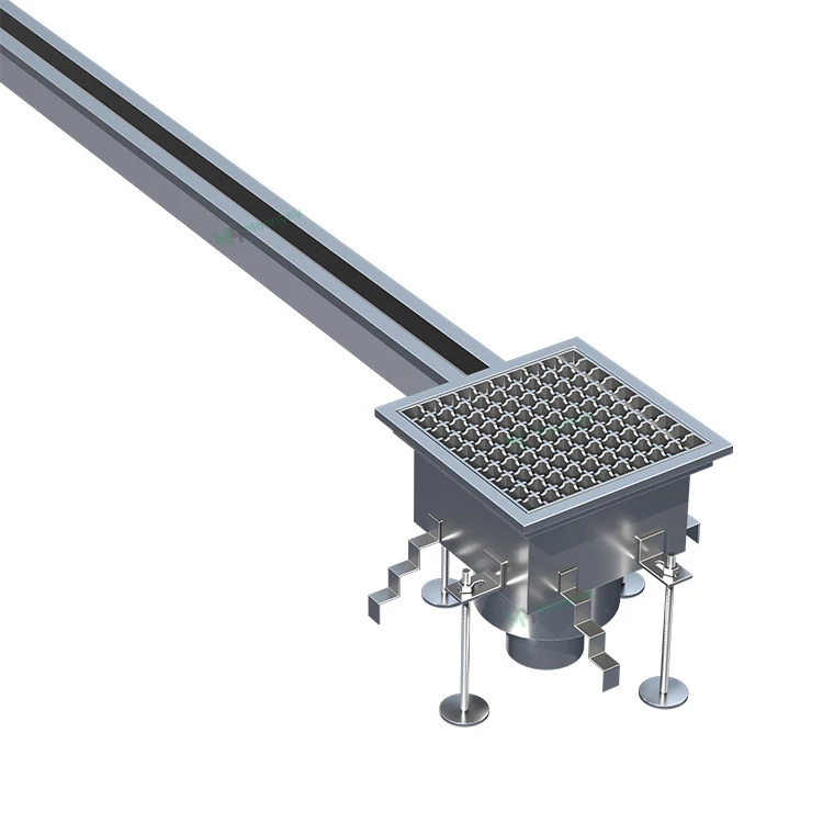 Industrial Drain Channels Heavy Duty Linear Floor Drain Trench System for Commercial Kitchen & Food Factory Drainage Channel