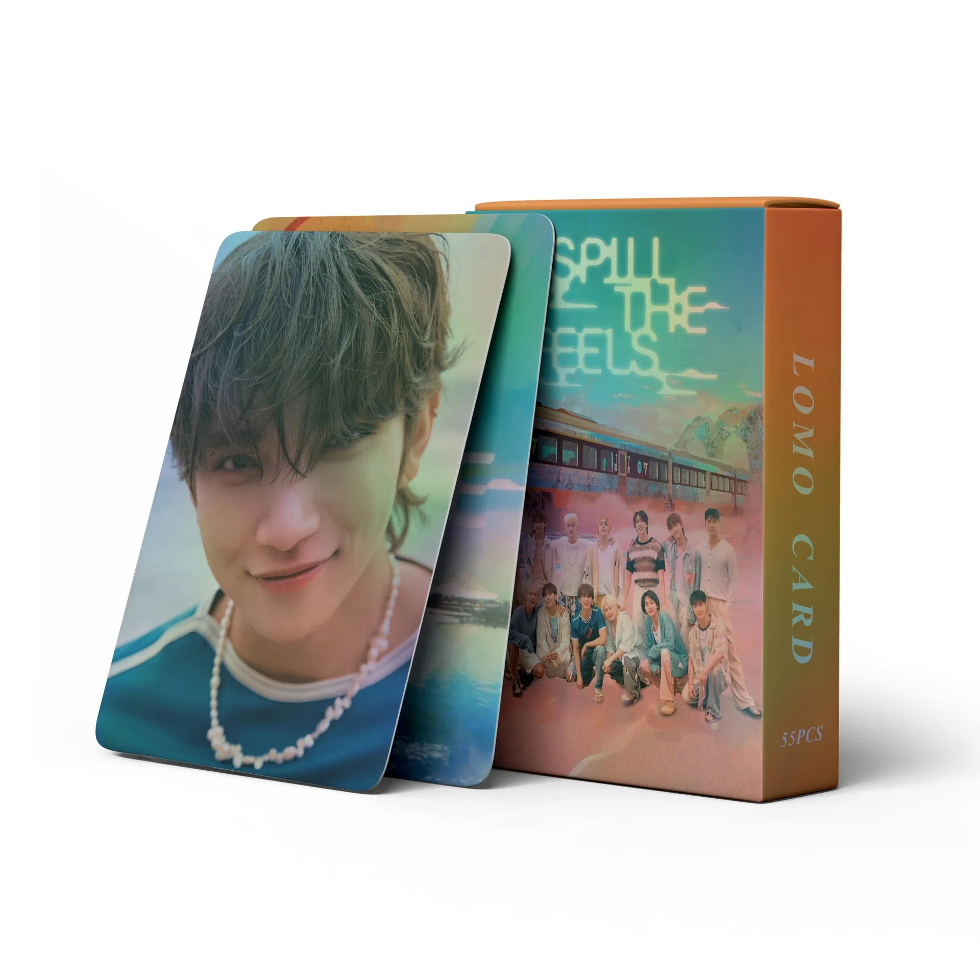 55Pcs/Set Kpop New Ablum SPILL THE FEELS Lomo Card HD Photo Print Pictures Photocard For Fans Collection Postcards Gifts