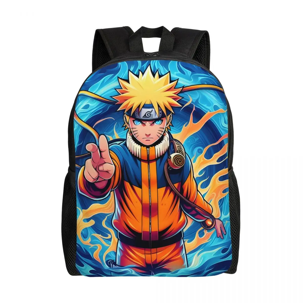 

Рюкзак Classic Comics U-Uzumakies N-Narutoes для женщин и мужчин, школьная сумка для студентов колледжа, сумка для книг, подходит для ноутбуков с диагональю 15 дюймов